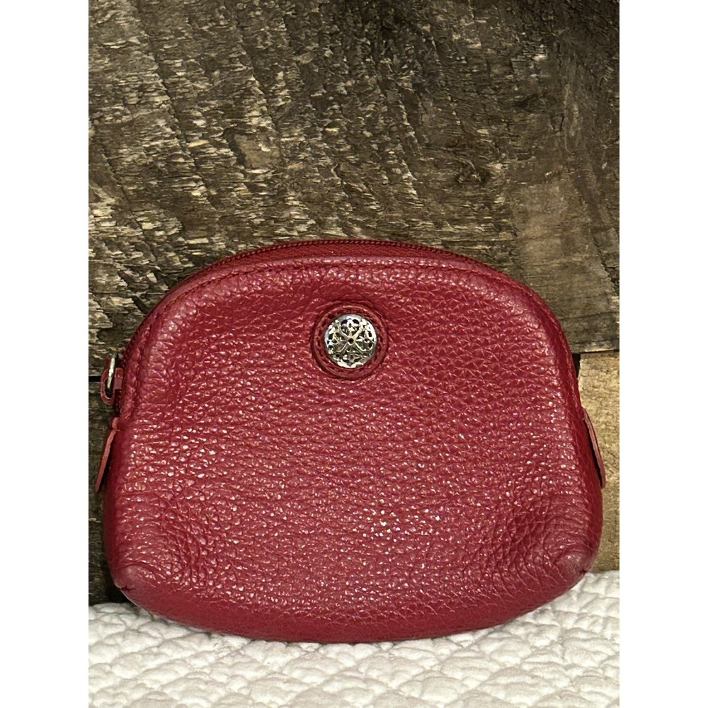 Women's Brighton Red‎ Leather Small Coin Purse MUST SEE !!!